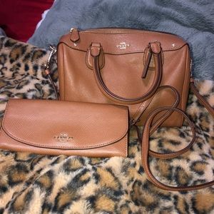 Coach Purse and Wallet Set